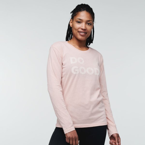 Sand Cotopaxi New Do Good Langærmet T-shirt Kvinder